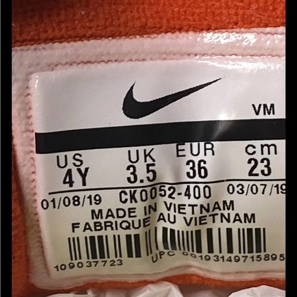 Youth Nike Air max 97 “Summer Pack” Sz 4Y GS White Blue Yellow CK0052-400 WMNS 6 - Picture 13 of 13